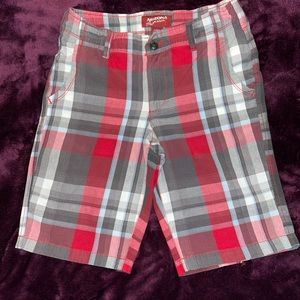 Boys Gray, Red and White Arizona Jeans Size 14 Husky
